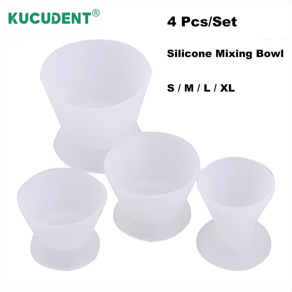 4Pcs/Set Dental Silicone Cup F - Teeth Whitening Kit 评论和价格